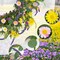 Summer Wreaths for Front Door 22 Inch Artificial Summer Wreath Daisy and Lavender Wreath with Wildflowers for Home Wall Farmhouse Springtime Easter Holiday Party